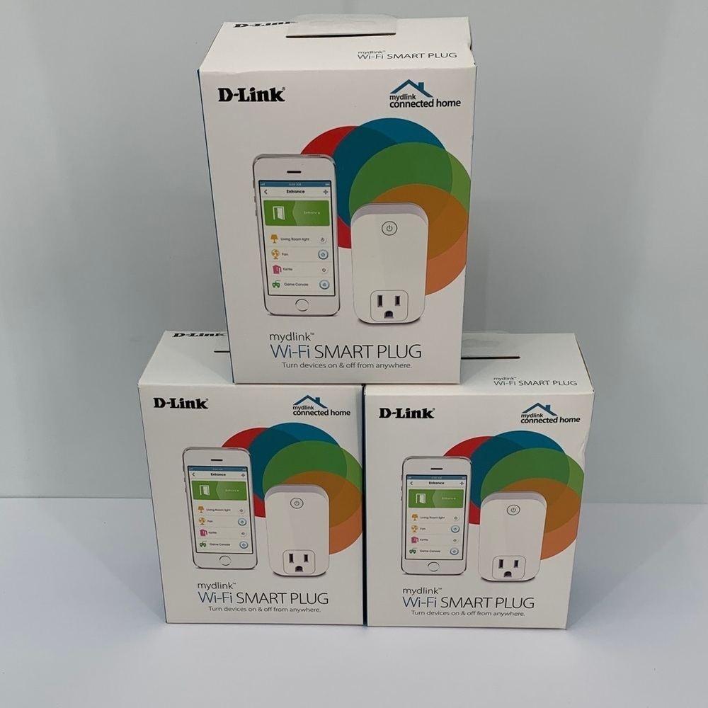 D-Link Mydlink Wi-fi smart plug DSP-W110 quantity 3